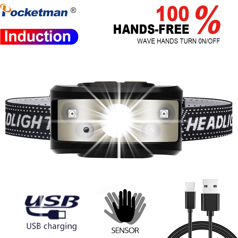 Powerful Headlamp 8000 Lumens USB Rechargeable Headlight Waterproof Head Lights Motion Sensor For Camping, fishing, Household
Powerful Headlamp 8000 Lumens USB Rechargeable Headlight Waterproof Head Lights Motion Sensor For Camping, fishing, Household