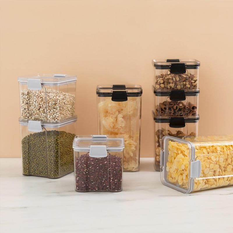 Clear Storage Container Plastic Kitchen Refrigerator Noodle Box Multigrain Storage Tank Transparent Sealed 4 Sizes
Clear Storage Container Plastic Kitchen Refrigerator Noodle Box Multigrain Storage Tank Transparent Sealed 4 Sizes