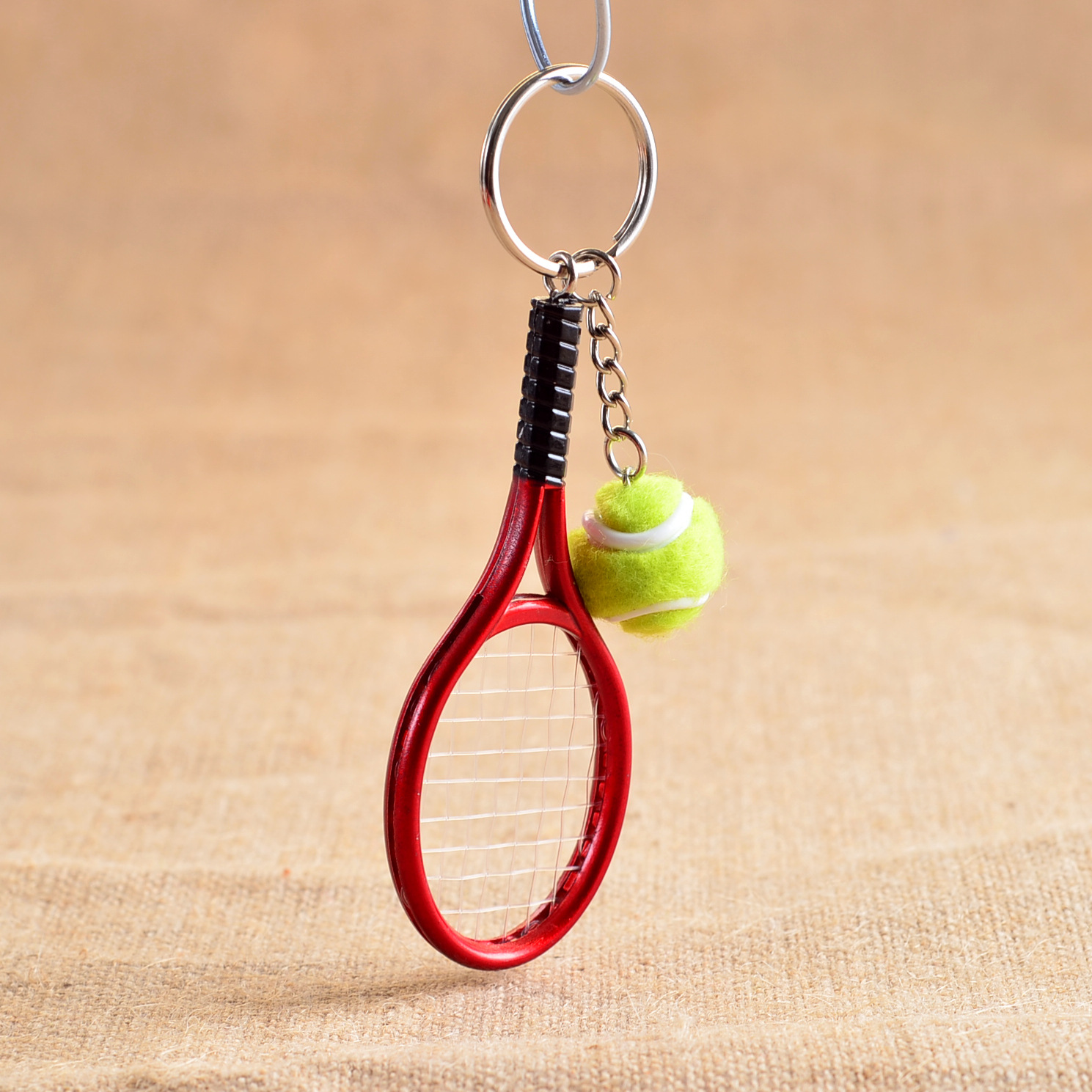 Epacket DHL free shipping Mini tennis tennis racket keychain creative personality DAKR158 mix order key chain Keychain