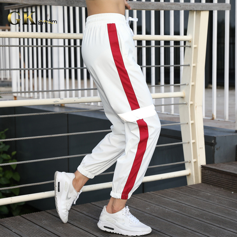 Gymkm Lady Running Pants Fitness Reflective Side Quick-Drying Outdoor Women Gym Gym Sportswear Full Length Femme Jogging Pants, Black
Gymkm Lady Running Pants Fitness Reflective Side Quick-Drying Outdoor Women Gym Gym Sportswear Full Length Femme Jogging Pants, Black