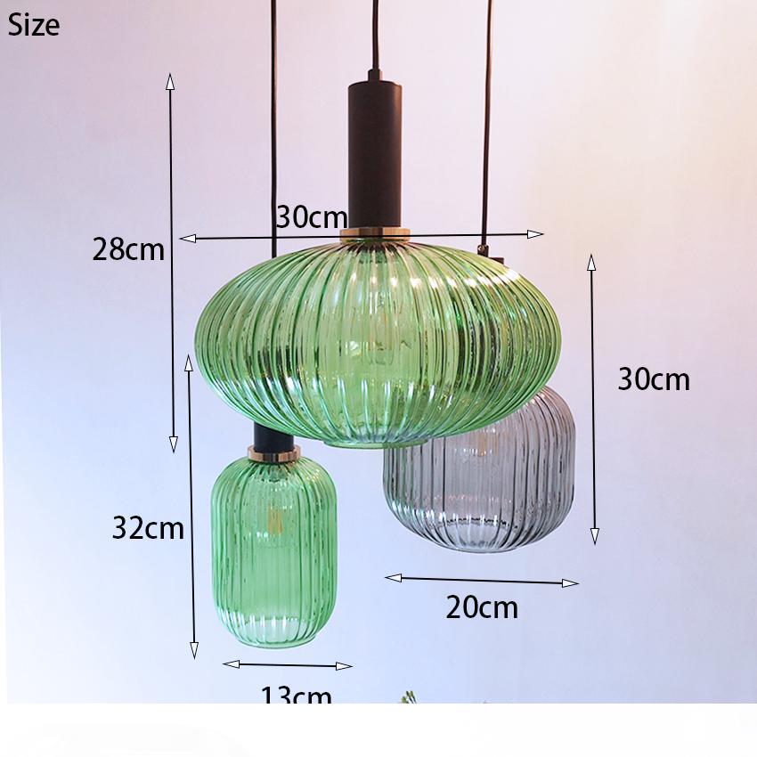 Nordic restaurant pendant lights gray green Cognac glass modern hanging lamp bedroom living room kitchen suspension luminaire
Nordic restaurant pendant lights gray green Cognac glass modern hanging lamp bedroom living room kitchen suspension luminaire
