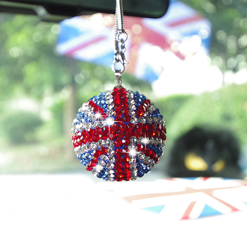 Hot Bling Car Rear View Mirror Pendant Crystal Ball Rhinestone Hanging Ornament For Mini Cooper Car Charm Decoration Accessories
Hot Bling Car Rear View Mirror Pendant Crystal Ball Rhinestone Hanging Ornament For Mini Cooper Car Charm Decoration Accessories
