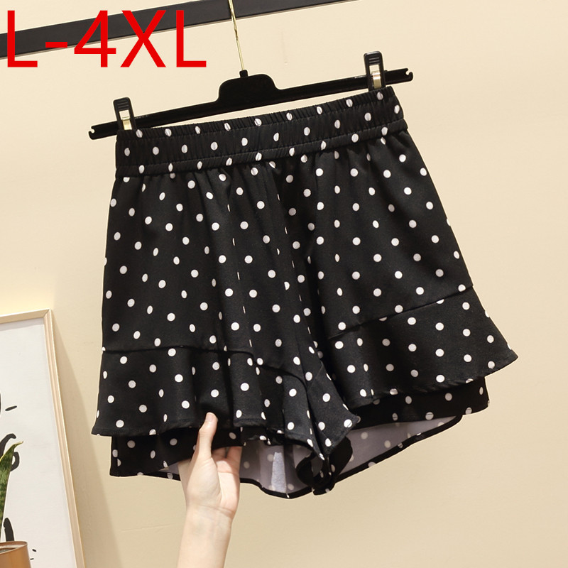 4XL Plus size 2020 Summer Women's Elastic Waist Dot Ruffles Shorts Girls Students Oversize Short Trousers B215, As pic
4XL Plus size 2020 Summer Women's Elastic Waist Dot Ruffles Shorts Girls Students Oversize Short Trousers B215, As pic