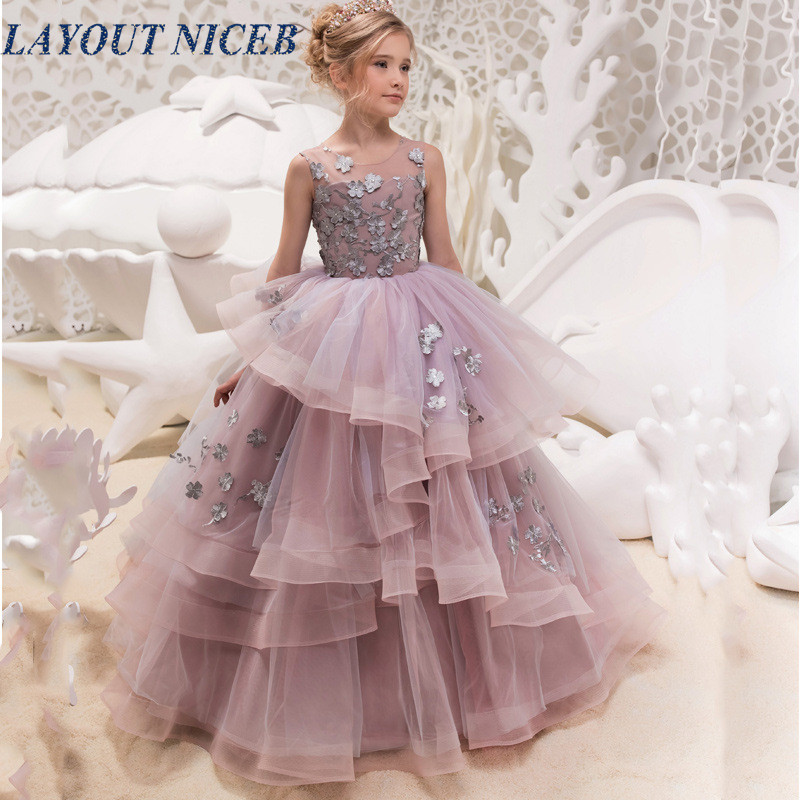 Sleeveless Tiered Tulle Flower Girl Dresses Lace Pageant Dresses Gowns First Communion Dress Wedding Birthday Party Prom Dress, Picture color
Sleeveless Tiered Tulle Flower Girl Dresses Lace Pageant Dresses Gowns First Communion Dress Wedding Birthday Party Prom Dress, Picture color