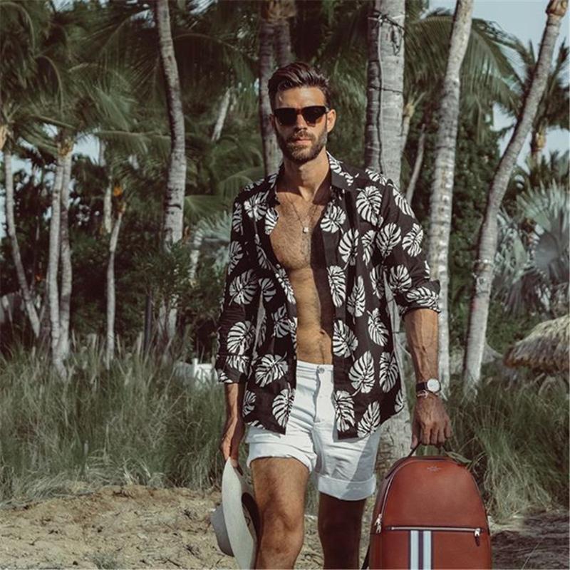 2020 Vacation Style Ethnic Printed Shirt Men Lapel High Street Button Vintage Camisa Long Sleeve Mens Brand Hawaiian Shirts, Black
2020 Vacation Style Ethnic Printed Shirt Men Lapel High Street Button Vintage Camisa Long Sleeve Mens Brand Hawaiian Shirts, Black