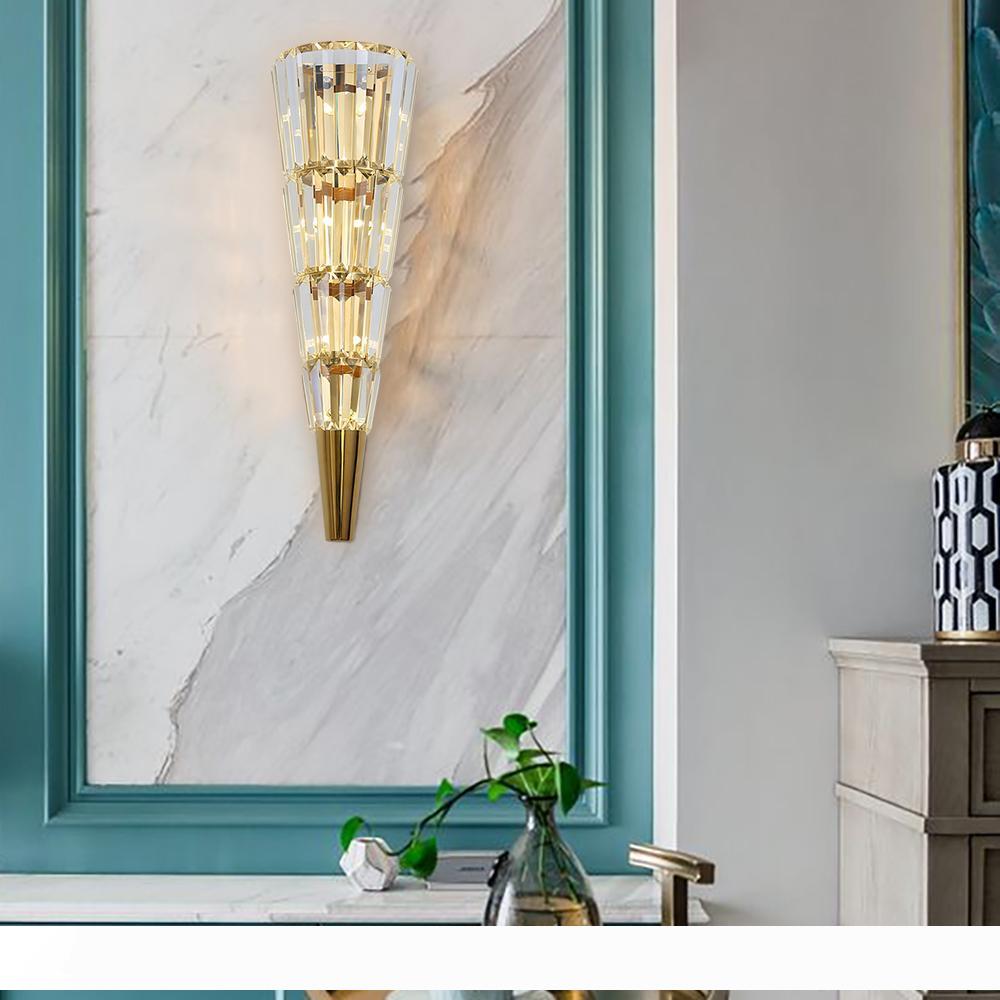 Luxury gold crystal wall sconce for living room indoor wall lights for bedroom bedside lamp applique murale luminaire wandlamp
Luxury gold crystal wall sconce for living room indoor wall lights for bedroom bedside lamp applique murale luminaire wandlamp