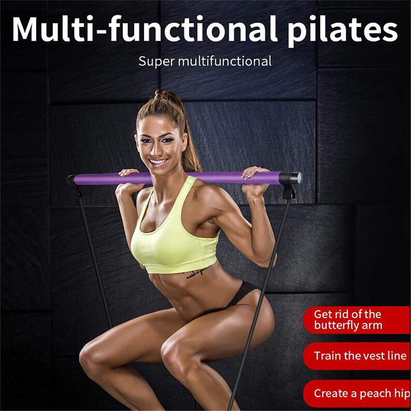 Pilates Exercise Stick Resistance Bands Yoga Bar Elastic Loop Body Building Kit Portable Fitness Home Gym Workout Equipment
Pilates Exercise Stick Resistance Bands Yoga Bar Elastic Loop Body Building Kit Portable Fitness Home Gym Workout Equipment