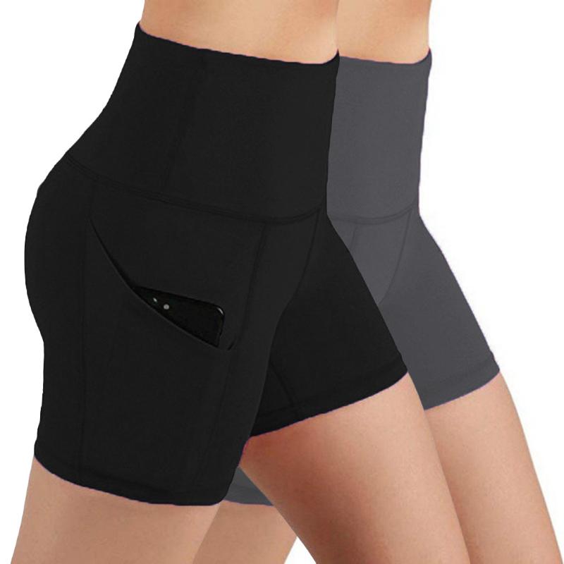2Pcs Ladies Pure Color Yoga Shorts With Pocket High Waist Hip Stretch Breathable Gymnastic Fitness Yoga Shorts Sports Leggings, Beige
2Pcs Ladies Pure Color Yoga Shorts With Pocket High Waist Hip Stretch Breathable Gymnastic Fitness Yoga Shorts Sports Leggings, Beige