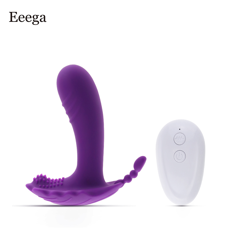 Wear Vibrator Sex Toy for Women Orgasm Masturbator G Spot Clit Stimulate Remote Control Panties Vibrators Adult Sex Toys Y200616 - view 4