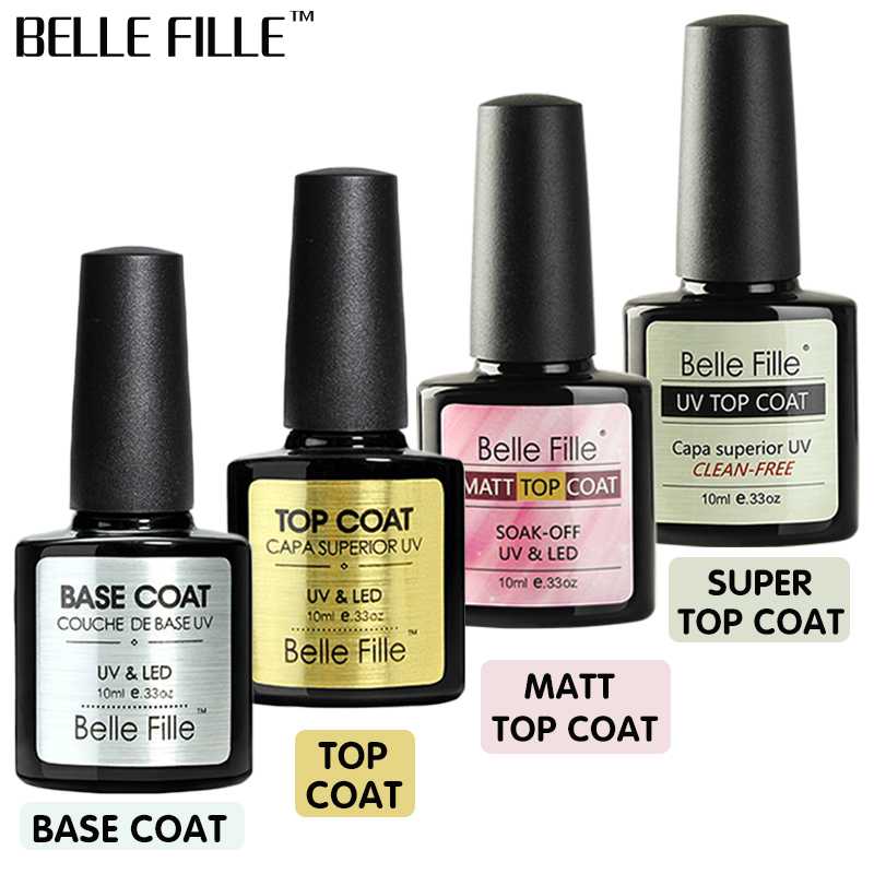 BELLE FILLE UV Gel Nail Polish Base Top Coat Matte Top Coat 10ml Transparent Primer Soak Off Long Lasting Lacquer Nail Art, Base coat
BELLE FILLE UV Gel Nail Polish Base Top Coat Matte Top Coat 10ml Transparent Primer Soak Off Long Lasting Lacquer Nail Art, Base coat