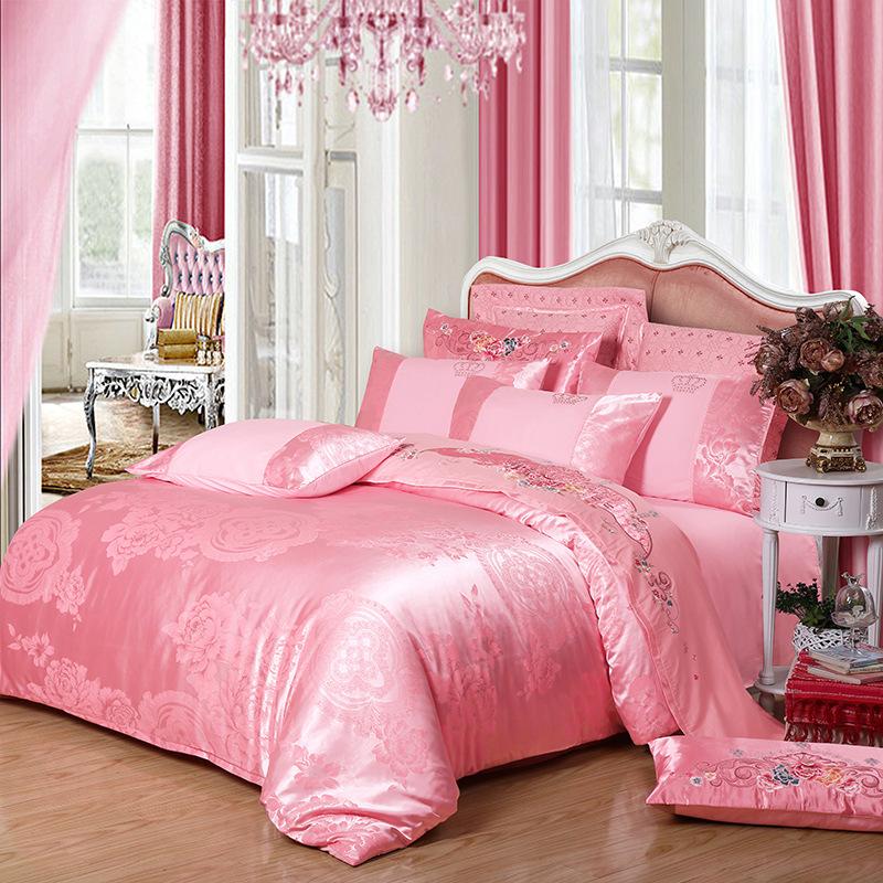 Luxury Satin Jacquard Bedding Sets Silk Duvet Cover Bedspreads and Clothing Sets Bed Sheets Pillowcases Pillow Shams Bedcover, Red
Luxury Satin Jacquard Bedding Sets Silk Duvet Cover Bedspreads and Clothing Sets Bed Sheets Pillowcases Pillow Shams Bedcover, Red