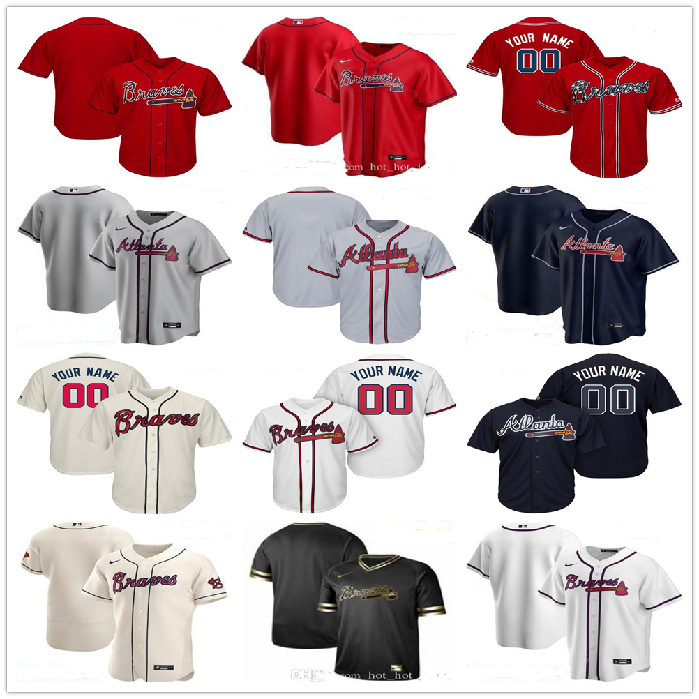 Custom Mens Women Kid Dansby Swanson Chipper Jones Hank Aaron Tyler Flowers Mike Foltynewicz Dale Murphy John Smoltz Ozzie Albies Jerseys, As photo 6
Custom Mens Women Kid Dansby Swanson Chipper Jones Hank Aaron Tyler Flowers Mike Foltynewicz Dale Murphy John Smoltz Ozzie Albies Jerseys, As photo 6