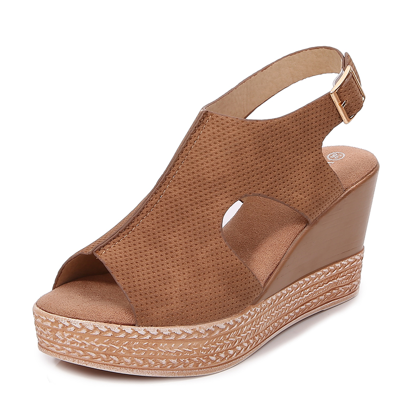 2020 New Summer Fashion Sandal For Women Casual Shoes Hollow Out Soft Wedge High Heels Sandals Shoes, Black
2020 New Summer Fashion Sandal For Women Casual Shoes Hollow Out Soft Wedge High Heels Sandals Shoes, Black