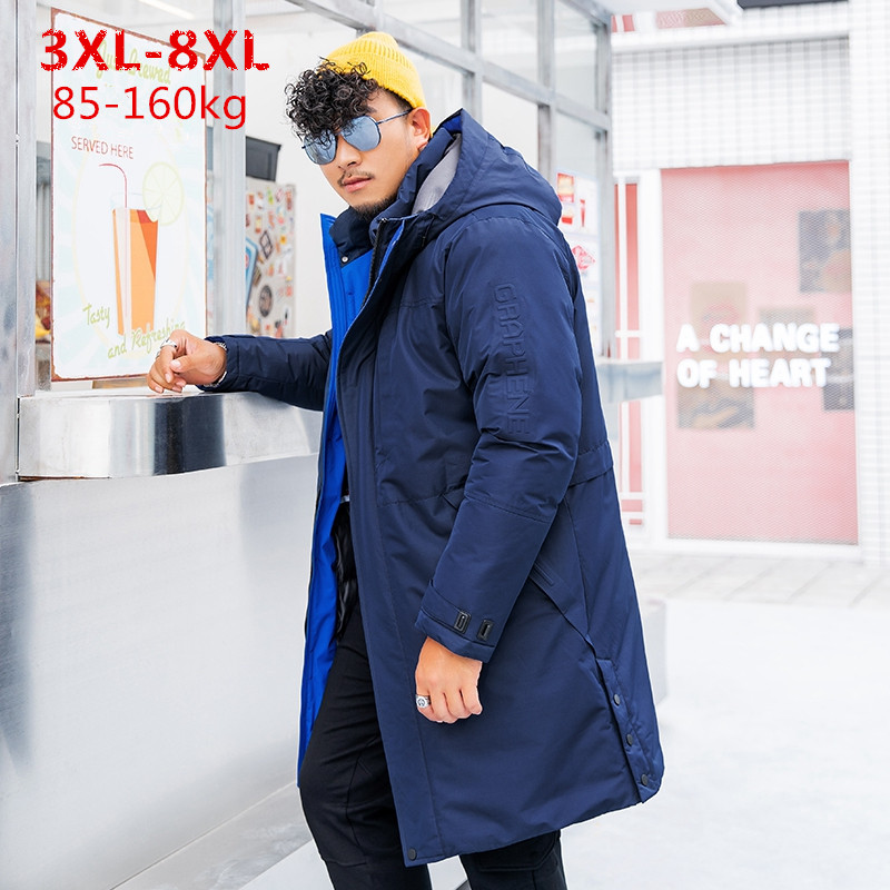 Plus Size 8XL Men's Winter Thick Warm Parkas Extra Large Long Coat Big and Tall Men Windproof Hooded Windbreaker Parkas Caots, Dm83075 balck
Plus Size 8XL Men's Winter Thick Warm Parkas Extra Large Long Coat Big and Tall Men Windproof Hooded Windbreaker Parkas Caots, Dm83075 balck