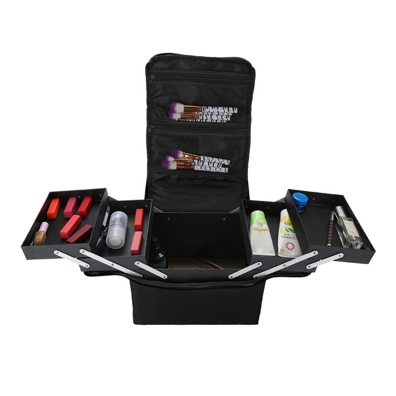 Professional Makeup Case Cosmetic Bag Storage Box Multi-layer Travel Beauty Organizer Cosmetic Bag
Professional Makeup Case Cosmetic Bag Storage Box Multi-layer Travel Beauty Organizer Cosmetic Bag