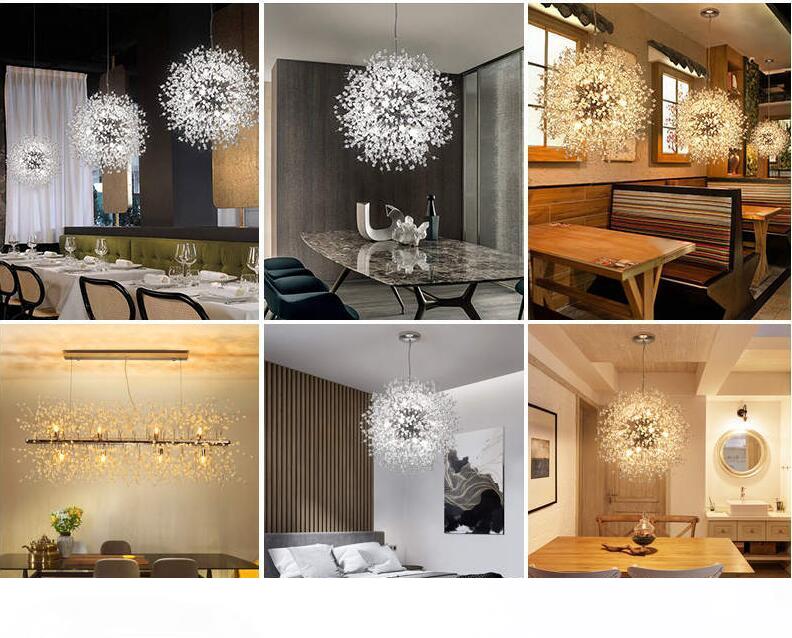 Modern Creative Crysta lamp Dandelion Chandelier Crystal Beads Pendant Lamp for Cafe Home Decoration LED Lighting European Hanging light
Modern Creative Crysta lamp Dandelion Chandelier Crystal Beads Pendant Lamp for Cafe Home Decoration LED Lighting European Hanging light