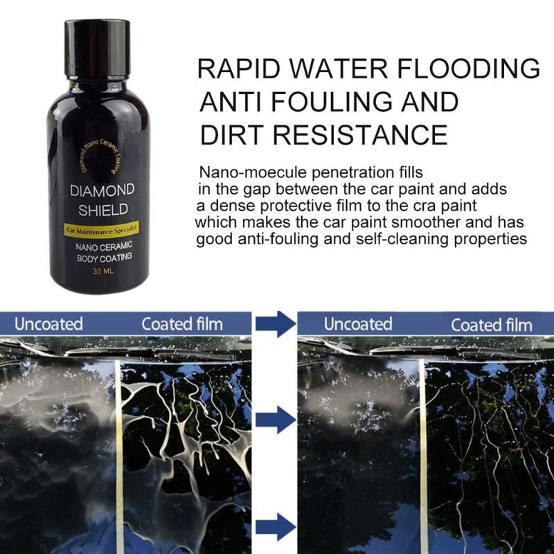 Automotive Nano Coating Liquid Ceramic Spray Coating Car Polish Spray Sealant Top Coat Quick NanoCoating 30ML Car Wax12914900
