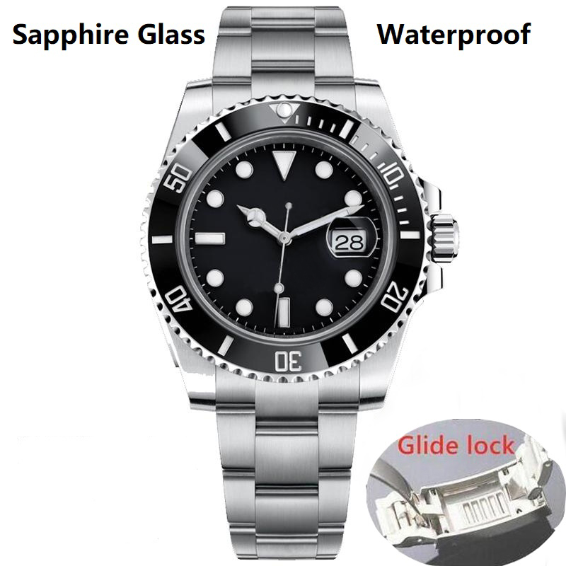 2020 3A+ Glide Lock master mens watch 40mm sub black dial automatic mechanical stanless steel fashion sport self-wind watches wristwatch, Box
2020 3A+ Glide Lock master mens watch 40mm sub black dial automatic mechanical stanless steel fashion sport self-wind watches wristwatch, Box