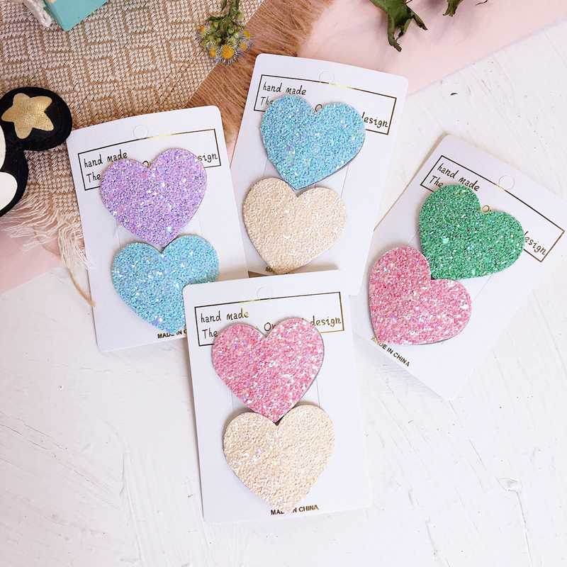 Heart Shape Sequin Colorful Hair Clips for Girls INS Sweet Korean Style Hairpins Alloy BB Headmade Girls INS Hair Accessories
Heart Shape Sequin Colorful Hair Clips for Girls INS Sweet Korean Style Hairpins Alloy BB Headmade Girls INS Hair Accessories