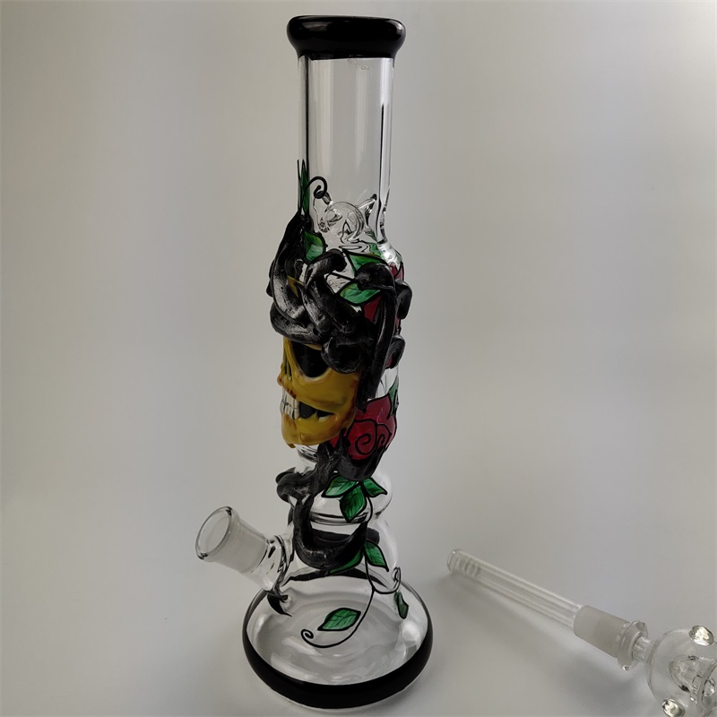 Unique Design Skull Water Pipes Bong Dab Rig Arm Tree Perc Glass Bongs Beaker with Stem Bowl
Unique Design Skull Water Pipes Bong Dab Rig Arm Tree Perc Glass Bongs Beaker with Stem Bowl