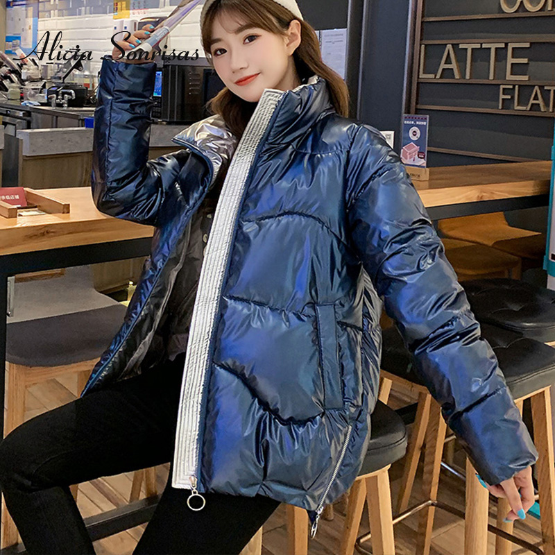 2020 Winter Coat Jacket Women Short Shiny Cotton Padded Glossy Parkas Korean Loose Casual Stand Collar Thick Warm Jacket Female, Black
2020 Winter Coat Jacket Women Short Shiny Cotton Padded Glossy Parkas Korean Loose Casual Stand Collar Thick Warm Jacket Female, Black