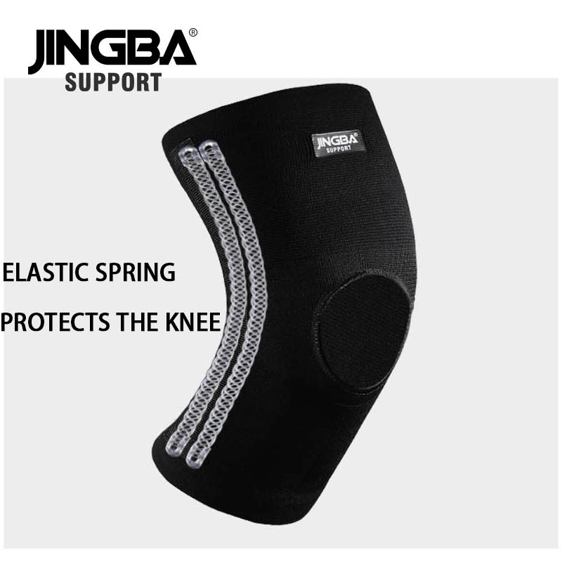 JINGBA SUPPORT Sports Safety protection knee pads volleyball knee support basketball protector brace spring, Khaki 
JINGBA SUPPORT Sports Safety protection knee pads volleyball knee support basketball protector brace spring, Khaki