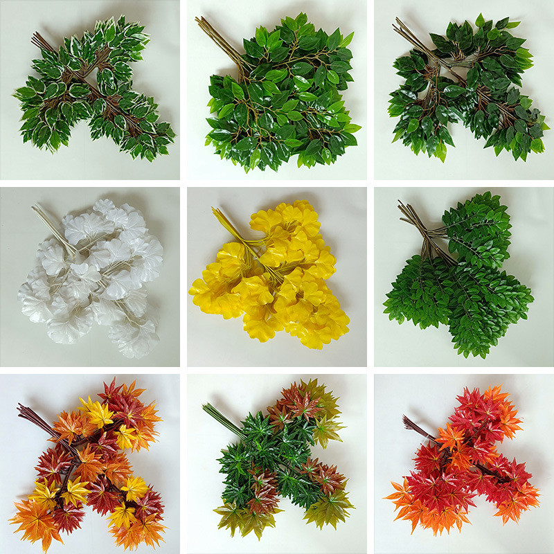 1pc Fake Leaves Plants Different Leaf Wedding Wall Outdoor Decor Green Leaf Artificial Flowers Plastic Plant for Home Garden Dec, 33
1pc Fake Leaves Plants Different Leaf Wedding Wall Outdoor Decor Green Leaf Artificial Flowers Plastic Plant for Home Garden Dec, 33