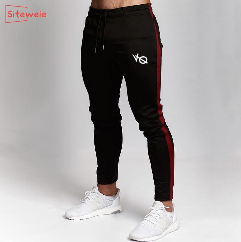 Men's Pants SITEWEIE Cotton Track Pant Bottom Jogger Workout Trousers Fitness Men Gyms Skinny Sweatpants 2021 Fashion Sportswear G252