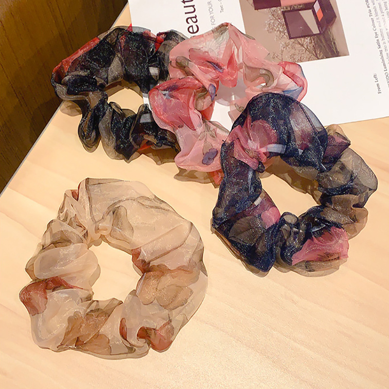 Japanese and Korean French Large intestine hair band female floral mesh ins large intestine ring simple head rope hair rubber band Female
Japanese and Korean French Large intestine hair band female floral mesh ins large intestine ring simple head rope hair rubber band Female