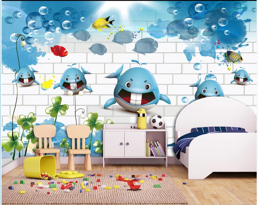 wall paper 3 d custom photo mural on the wall Brick wall cartoon shark children's room home decor photo wallpaper in the living room, Non woven
wall paper 3 d custom photo mural on the wall Brick wall cartoon shark children's room home decor photo wallpaper in the living room, Non woven