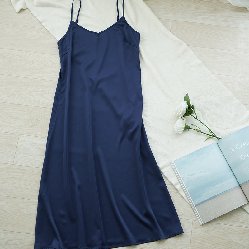High quality women dress Summer spaghetti satin long dress very soft smooth plus size -4XL M30262, Beige
High quality women dress Summer spaghetti satin long dress very soft smooth plus size -4XL M30262, Beige