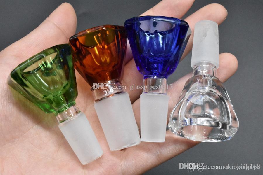Fashion diamond glass bowl piece 14mm 18mm male joint bowl for beakers bongs smoking accessories cheap price 2pcs
Fashion diamond glass bowl piece 14mm 18mm male joint bowl for beakers bongs smoking accessories cheap price 2pcs