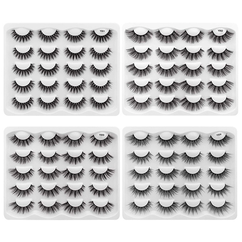 10Pairs 3D Synthetic Hair Eyelashes Natural Thick Long False Eyelashes Dramatic Fake Lashes Makeup Extension
10Pairs 3D Synthetic Hair Eyelashes Natural Thick Long False Eyelashes Dramatic Fake Lashes Makeup Extension