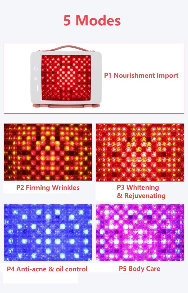 Other Beauty Equipment Portable Large Row Optical Spectrometer Color Light Rejuvenation Facial Mask Skin Soothe Beauty Instrument Elitzia