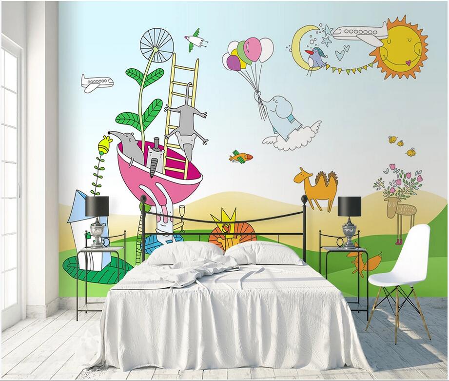 3d wallpaper cloth custom photo Hand painted small animal children's room sofa tv background stickers wallpaper for walls 3 d living room, Non woven
3d wallpaper cloth custom photo Hand painted small animal children's room sofa tv background stickers wallpaper for walls 3 d living room, Non woven