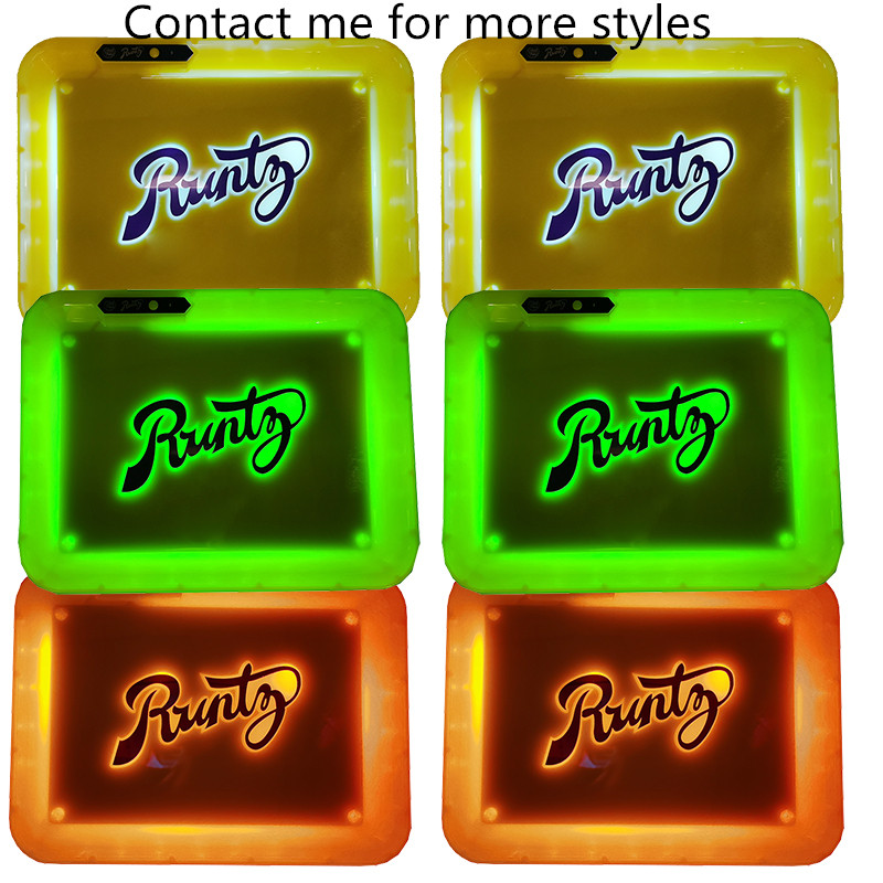 Runtz LED Glow Tray 28*20.8*3.6cm with 550mah battery Rechargeable Rolling Cigarette Tray retail Gift Packaging
Runtz LED Glow Tray 28*20.8*3.6cm with 550mah battery Rechargeable Rolling Cigarette Tray retail Gift Packaging
