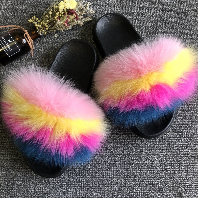 High Quality Women Cute Fur Slippers Ladies Real Multi-color Fur Slides Female Fluffy Sandals Casual Vogue Party Slippers, Faux fur
High Quality Women Cute Fur Slippers Ladies Real Multi-color Fur Slides Female Fluffy Sandals Casual Vogue Party Slippers, Faux fur