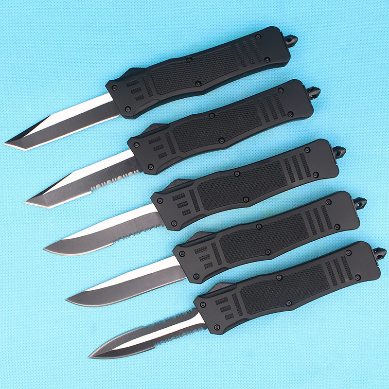 Cutom Knives - 8.2 Inch Medium 616 Auto Tactical Knife 440C Black Oxide + Wire Drawing Blade EDC Pocket Knives With Nylon Bag
Cutom Knives - 8.2 Inch Medium 616 Auto Tactical Knife 440C Black Oxide + Wire Drawing Blade EDC Pocket Knives With Nylon Bag