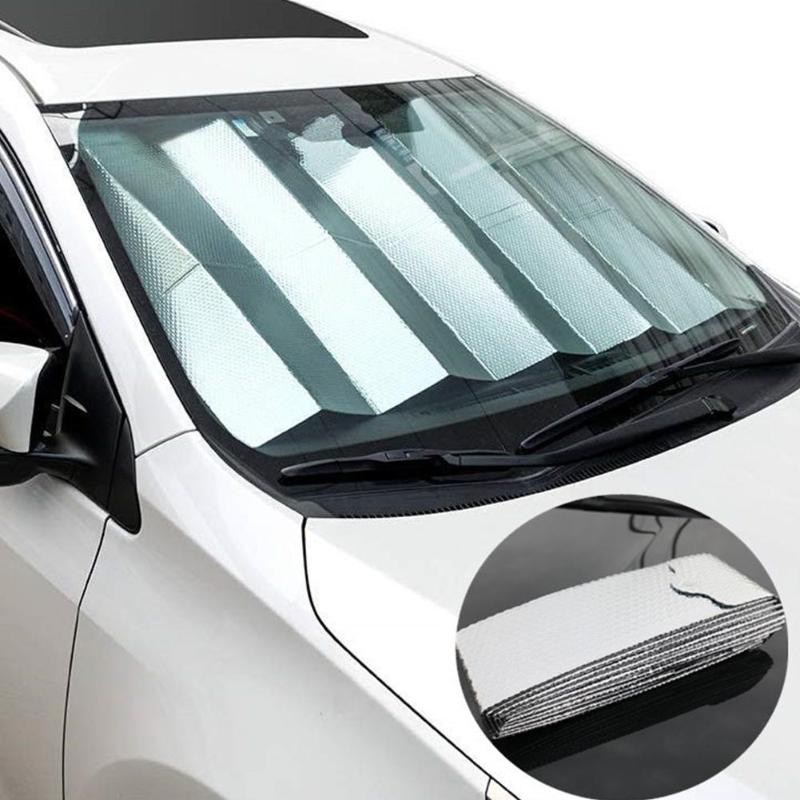 Silver Foldable Car Front Rear Windshield Sunshade Sun Shade Car Thicken UV Reflector Window Sunshade Visor Shield Cover
Silver Foldable Car Front Rear Windshield Sunshade Sun Shade Car Thicken UV Reflector Window Sunshade Visor Shield Cover