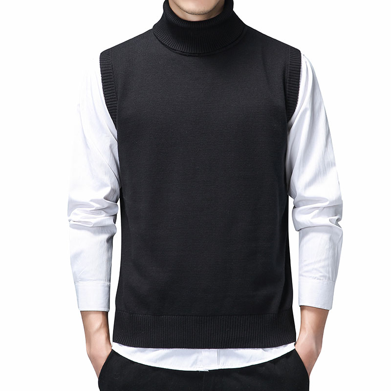 Solid Men Turtleneck Sweater Vest Men 100% Cotton Sweaters Pullover Sleeveless Jersey Hombre Clothing Oversize Pull Homme, Blue
Solid Men Turtleneck Sweater Vest Men 100% Cotton Sweaters Pullover Sleeveless Jersey Hombre Clothing Oversize Pull Homme, Blue