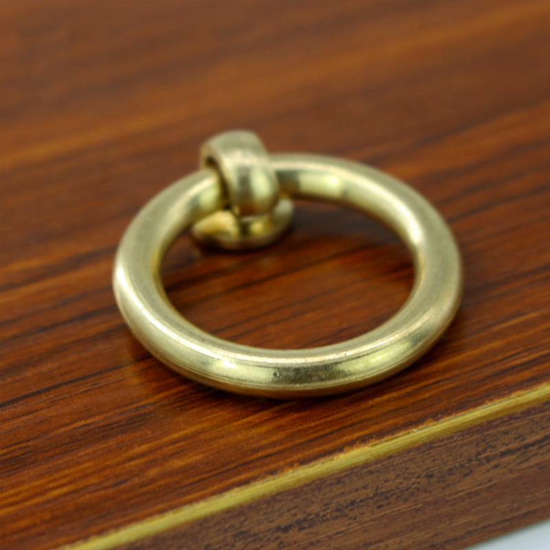 2.5-3.2cm Chinese antique simple drawer knob furniture door handle hardware Classical wardrobe cabinet shoe closet cone vintage pull ring