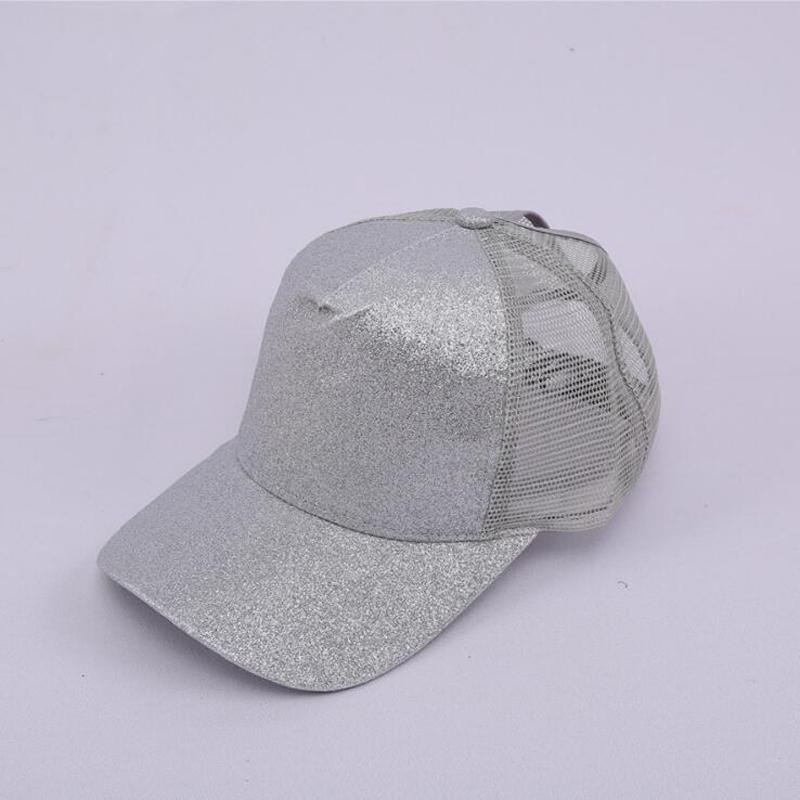 Women Sequined Bling Baseball Cap Coating Fashionable Out Sunshade Hat Denim Cotton Baseball Cap Glitter