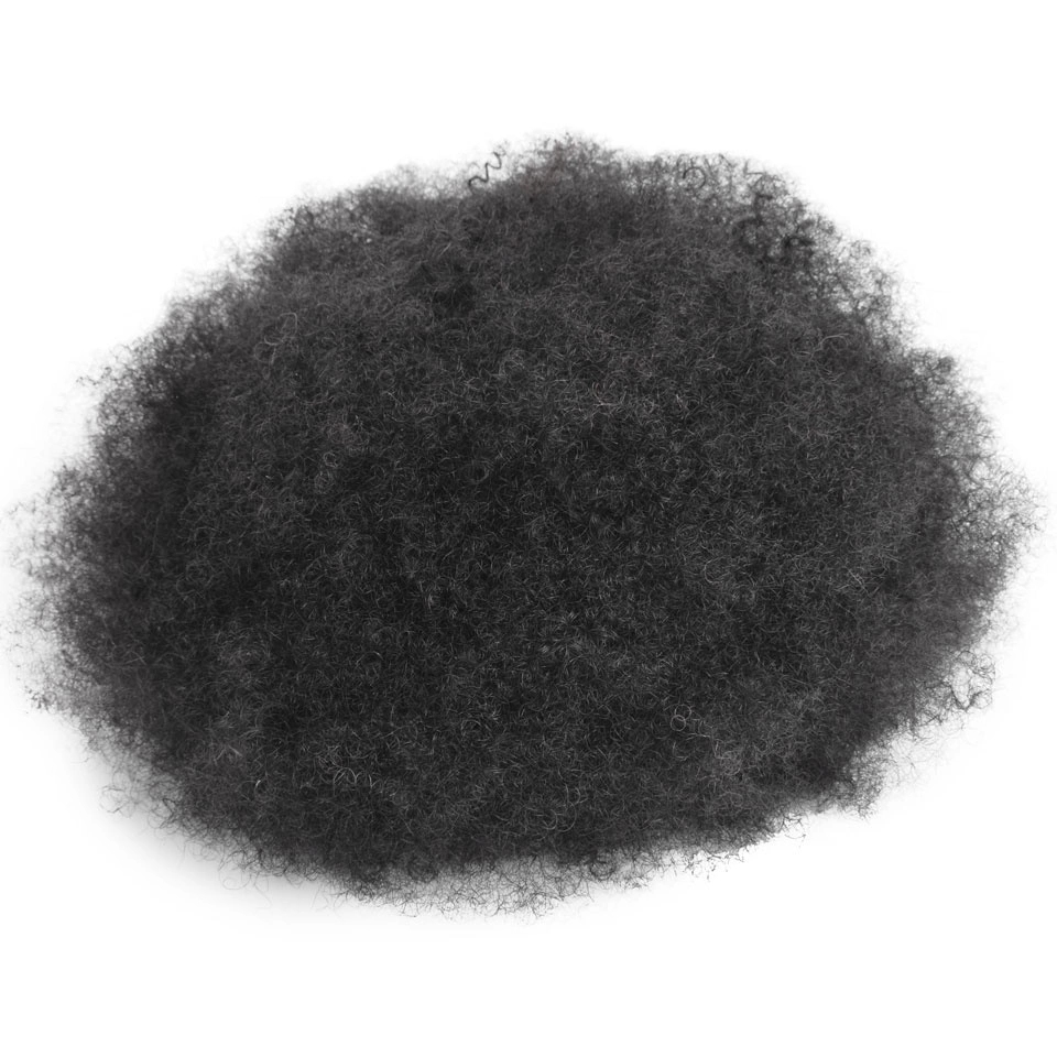 Natural big puff 4c ponytail human hair extension for black women afro kinky curly 2020 natural hairstyle 160g