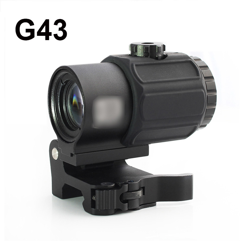 Tactical G43 scope 3X Magnifier Scope Sight with Switch to Side STS Quick Detachable QD Mount for Hunting rifle Gun
Tactical G43 scope 3X Magnifier Scope Sight with Switch to Side STS Quick Detachable QD Mount for Hunting rifle Gun