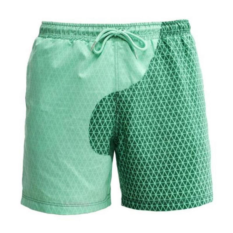 Discoloration Magic Beach Pants Men' Quick-Drying Swimming Trunks Multi-Color Shorts In Water Temperature-Sensitive 2020 Hot, Green
Discoloration Magic Beach Pants Men' Quick-Drying Swimming Trunks Multi-Color Shorts In Water Temperature-Sensitive 2020 Hot, Green