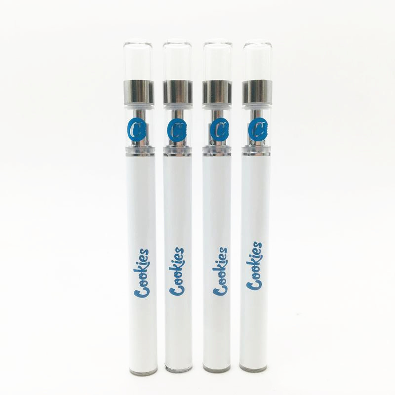 high quality Cookies Disposable Vape Pen Starter Kit With 350mAh Battery 0.5ml Glass Tank Ceramic Coil Thick Oil Cartridges Smart Carts, With bag packaging
high quality Cookies Disposable Vape Pen Starter Kit With 350mAh Battery 0.5ml Glass Tank Ceramic Coil Thick Oil Cartridges Smart Carts, With bag packaging