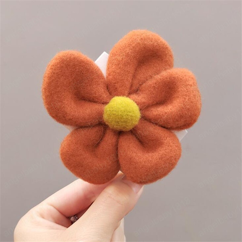 Big Flower korean Style Hariy Hair Clip Elastic Hair band Hair Accessoreis For Women Girls Ponytail Holder Scrunchies Hairpins