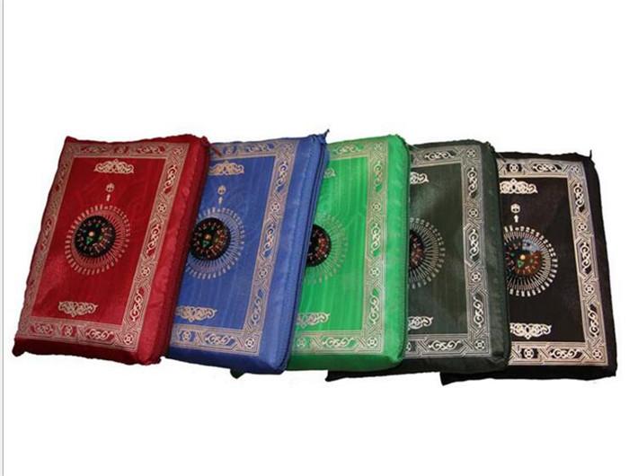 100pcs 5 colors Islamic travel pocket prayer mat with compass 100*60cm muslim prayer rug foldable Waterproof Blanket
100pcs 5 colors Islamic travel pocket prayer mat with compass 100*60cm muslim prayer rug foldable Waterproof Blanket