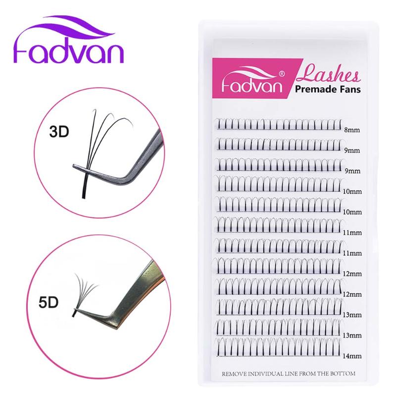 Fadvan New 3D/5D Premade Fan Volume Eyelash Extensions for Professional Lashes Building Russian Volume Pre-made Lashes
Fadvan New 3D/5D Premade Fan Volume Eyelash Extensions for Professional Lashes Building Russian Volume Pre-made Lashes
