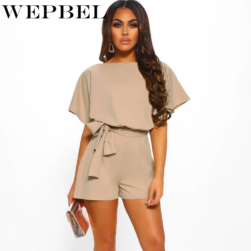 WEPBEL Short Sleeve O-Neck Slim Fit Waistband Women Jumpsuit Overalls Romper Fashion Leopard Print Playsuit for Women, Black
WEPBEL Short Sleeve O-Neck Slim Fit Waistband Women Jumpsuit Overalls Romper Fashion Leopard Print Playsuit for Women, Black